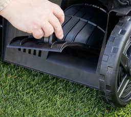 Scheppach Accu Grasmaaier BC-MP430-X - Mulchfunctie - 43cm maaibreedte - 6 instelbare maaihoogtes: 27-75mm - 700m² - excl. accu's & lader — thumbnail 3