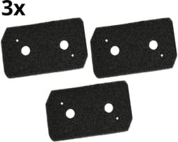 Bramokava – Droger Filter – 3 Stuks – Geschikt voor Bosch Siemens - Condensor Wasdroger Droogkast Schuimfilter – Alternatief voor 12007650 – 225x125x20 mm — thumbnail 2