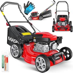 Benzine Grasmaaier 3-in-1 met Mulchfunctie en Duwfunctie | 51 cm Maaibreedte, 8-Standen Maaihoogte en 65L Opvangbak — thumbnail 1