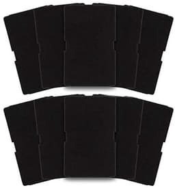 10-stuks wasmachine sponsfilter - Vervangend filter - Voor Beko, Grundig, Blomberg drogerfilters - Droger, droger, verdamper schuimfilters - Wasmachine filteronderdelen - Drogerfilter - Droger accessoires - Zwart — thumbnail 2