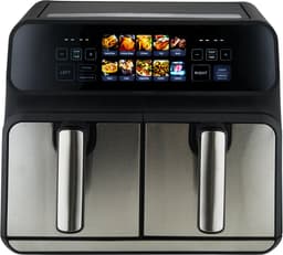 ProfiCook FR 1287 H - Dubbele Heteluchtfriteuse - 2 x 4 Liter - Met kleurendisplay - Touchscreen - 9 Programma's - 2 onafhankelijke kookzones — thumbnail 1