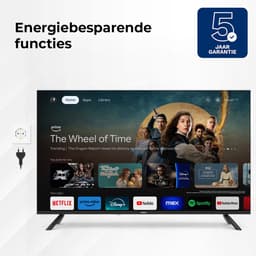 Horizon Smart TV 43 inch - 4K ULTRA HD LED Televisie - XT Line - Google TV WiFi - Voice Assistant - Frameless Slim Design — thumbnail 5
