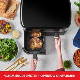 Russell Hobbs Satisfry Dual Basket 9L Airfryer - Heteluchtfriteuse - 27680-56 — thumbnail 6