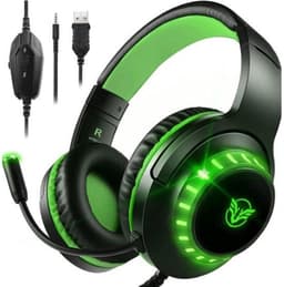 StayPowered Gaming Headset - Ultiem Geluid & Comfort - Noise Cancelling Microfoon - Surround Sound - Multi-platform Compatibel - Plug & Play - Ergonomisch Design - LED Verlichting - Zwart/Groen - Levering Sneller dan Aangegeven! — thumbnail 1