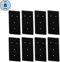 Bramokava 8x Filter geschikt voor Droger Whirlpool Bauknecht Ignis ( met 4 gaatjes) - 481010345281 - 8015250474909 - 481010716911 - Spons Foam Schuim — thumbnail 2