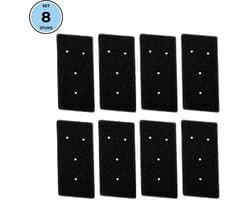 Bramokava 8x Filter geschikt voor Droger Whirlpool Bauknecht Ignis ( met 4 gaatjes) - 481010345281 - 8015250474909 - 481010716911 - Spons Foam Schuim — thumbnail 1