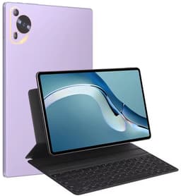 Pad 9 Pro 10.1 Inch 2K Volledig Scherm 16GB+1024GB Snapdragon 8 Gen2 Android 24mp + 48Mp High-Performance Tablet - Paars + toetsenbord — thumbnail 1