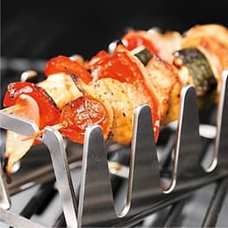Multifunctionele grill - RVS grillrooster - Perfect voor vlees - Airfryer accessoire - Maximaal grillplezier en een echt krokante korst — thumbnail 3