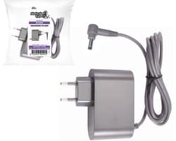 Dyson Vervangende Oplader geschikt voor Dyson V11, V12 en V15 Series - Als Origineel Reserve Adapter - 1 Meter Oplaadkabel met EU stekker aansluiting - Lader met LED Indicatie - Adapter Is Speciaal Ontworpen Voor Dyson Steelstofzuigers