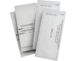 Dparts filterset geschikt voor Miele stofzuiger - 2x motorfilter en 2x uitblaasfilter - voor series Complete Compact Classic C1 C2 C3 - Air Clean filter - AirClean SF-SAC 20/30