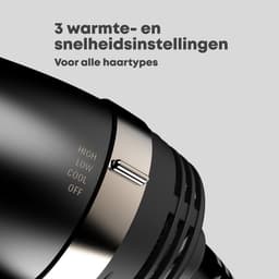 REVAMP Progloss Blow Dry Airstyler DR2000 Stijlborstel Zwart — thumbnail 5