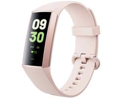 Otiume Stappenteller - Fitness Tracker - Smartwatch Horloge voor Dames en Heren - Roze