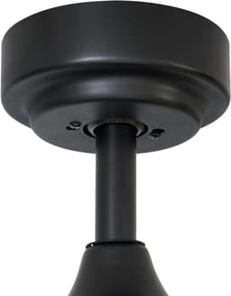 QAZQA joly - LED Plafondventilator met Verlichting | Lamp en Afstandsbediening - 1 lichts - Ø 132 cm - Zwart - Woonkamer | Slaapkamer | Keuken — thumbnail 2
