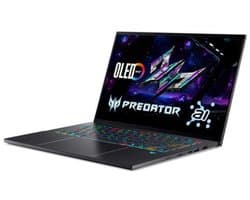 "Acer Predator Triton 14 AI PT14-52T-907N Copilot+ PC Intel Core Ultra 9 288V Laptop 36,8 cm (14.5"") Touchscreen WQXGA+ 32 GB LPDDR5x-SDRAM 2 TB SSD NVIDIA GeForce RTX 5070 Wi-Fi 7 (802.11be) Windows 11 Home Zwart"