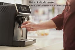 Philips 2200 Serie EP2224/40 - Espressomachine - Zwart/Grijs & RVS — thumbnail 4