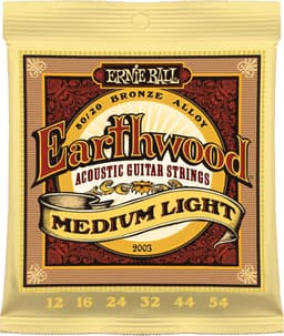 Ernie Ball Earthwood - Akoestische Gitaarsnaren - 80/20 Bronze - Medium Light Gauge - 12-16-24w-32-44-54 — thumbnail 4
