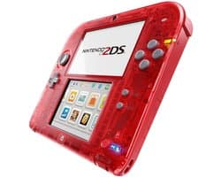 Nintendo 2DS Handheld Console - Transparant Rood