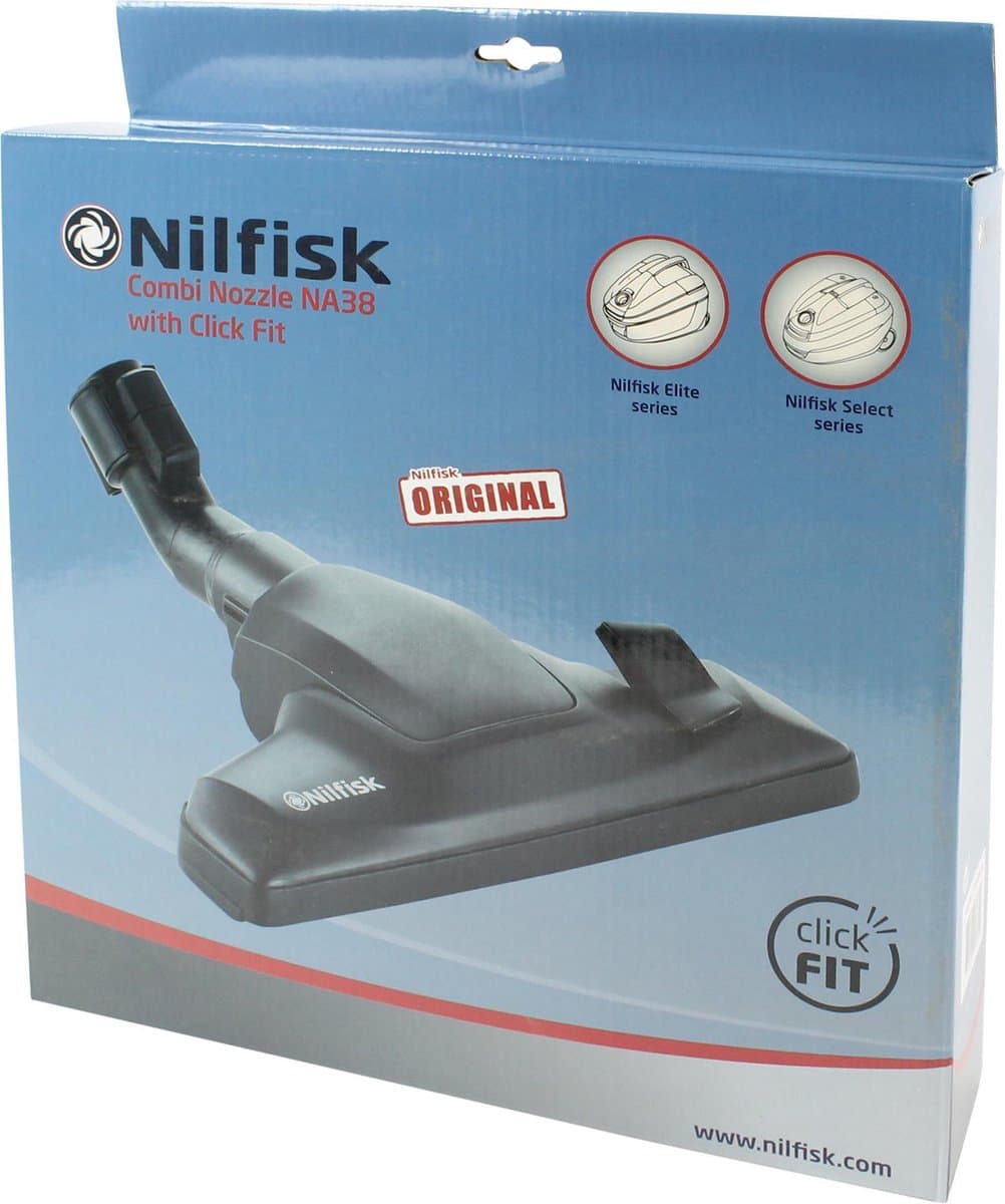 Nilfisk NA38 Combimond met Click Fit Zwart — afbeelding 1