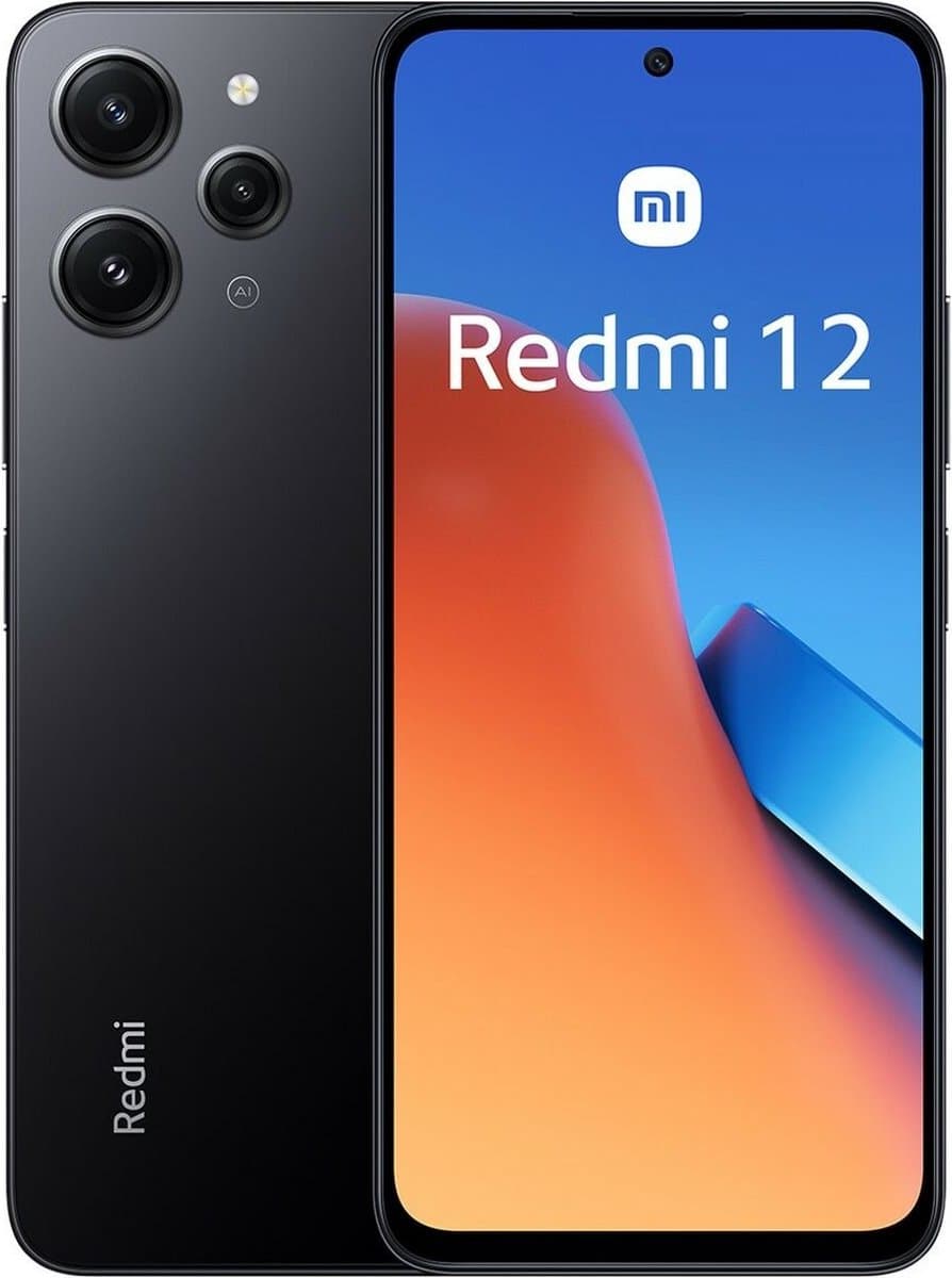 Smartphone Xiaomi REDMI 12 6,79" Black 128 GB 4 GB RAM — afbeelding 1