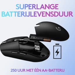 Logitech G305 - Draadloze Muis - 12000 DPI - Rechtshandig - Wit — thumbnail 2