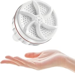 Borvat®| Hot Sale draagbare mini-wasmachine: krijg overal schone kleding met ultrasone turbinetechnologie! — thumbnail 1