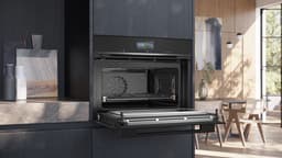 Siemens CM736GAB1 - iQ700 - Compacte inbouw bakoven met magnetron - 60cm x 45cm - varioSpeed: bereid de meest voortreffelijke gerechten tot wel 50% sneller - Home connect - Makkelijker schoon dankzij de gecoate achterwand — thumbnail 8