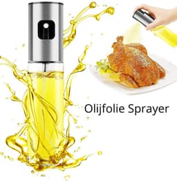 Waledano® Luxe RVS Olijfolie Sprayer 100ml – Navulbare Glazen Olie Fles | Verstuiver voor BBQ, Grill, Airfryer, Salades & Gezond Koken | Drukverneveling voor Perfecte Dosering — thumbnail 5
