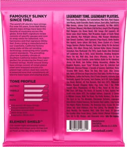 Ernie Ball Super Slinky - Basgitaar Snaren - 45-100 - Nickel Wound - Light Gauge — thumbnail 2