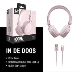 Fresh ‘n Rebel Code Core – Draadloze on-ear koptelefoon – Bluetooth - 30 uur Speeltijd - Smokey Pink — thumbnail 5