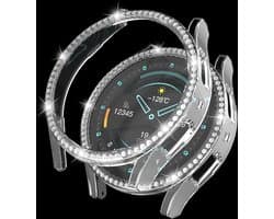 Hard Plastic Diamant Transparant Hoesje Geschikt voor Samsung Galaxy Watch 6 44MM