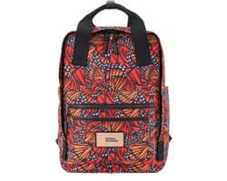 National Geographic Laptop Rugzak / Rugtas / Schooltas - 10 inch - Legend - Rood/motief - Monarch