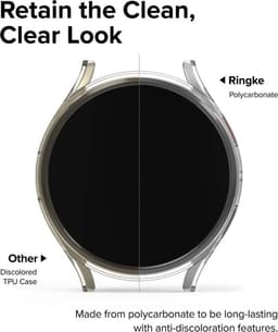 Hoesje Geschikt voor Samsung Galaxy Watch 6 Classic 47MM - Bumper Case - Groen — thumbnail 5