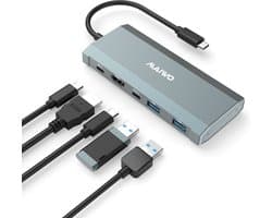 MAIWO KH1001 Docking station - 1x NVMe/SATA - 1x HDMI 4K60Hz - 1xUSB-C PD100W, 5Gbps - 2xUSB-A