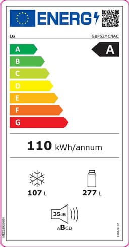 LG GBP62MCNAC, 341L koel-vriescombinatie met DoorCooling+™ - FreshConverter™ - Inverter Linear Compressor — thumbnail 2