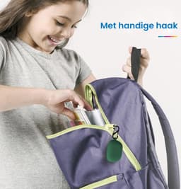 YONO Soft Case geschikt voor Sony WF-1000XM5 - Hoesje met Clip - Donkergroen — thumbnail 5