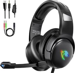 StayPowered Gaming Headset - Haarscherp Geluid & RGB Stijl - Stereo Surround Sound - Multiplatform Compatibiliteit - Ruisonderdrukkende Microfoon - Flip-Mute Schakeling - Comfortabele Pasvorm - Premium Materialen - Levering Sneller dan Aangegeven! — thumbnail 1