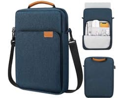 S&E - Minimalistische Laptop Tas - Compatibel met Tablets en Laptops (13-13,9 inch) - Blauw