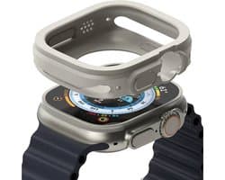 Ringke Air Sports Case voor de Apple Watch Ultra / Ultra 2 / Ultra 3 - 49 mm - Warm Gray