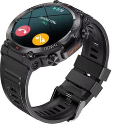 Smartwatch, KH-56-ZWART, Smartwatch Dames en Heren, Horloge, Smartwatch Bluetooth, Sporthorloge, Horloge Heren en Dames, Activity Tracker, Smartwatch Android, IPS Scherm, IP67 WATERDICHT, 30 Dagen Standby, Smartwatches geschikt voor IOS, Android — thumbnail 4
