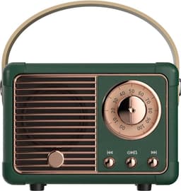 Retro bluetooth speaker - vintage decor - draagbare draadloze bluetooth speaker - Groente — thumbnail 1
