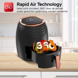 TurboTronic AF11D Digitale Airfryer - Zwart — thumbnail 5