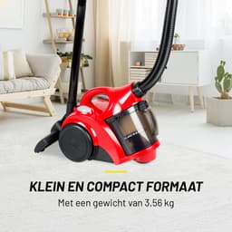 Dunlop Stofzuiger Cycloon 2L- 700W - Rood — thumbnail 3