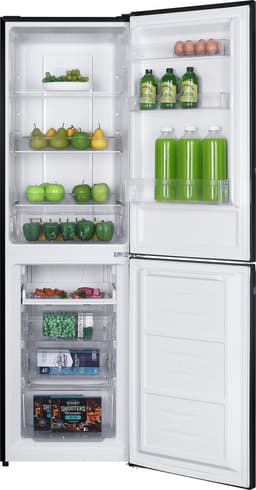 Exquisit KGC250-80-NF-040DB - Koel-vriescombinatie - 5 Jaar Garantie - 247 Liter - No-Frost - Energielabel D - Zwart — thumbnail 3