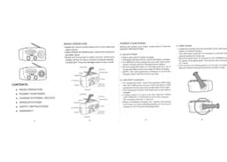 Nood Radio Op Batterijen (Accu) Voor Rampen - Knijpkat - Noodfluit - Radio Opwindbaar - Noodradio - Solar Opwindbaar - Multifunctionele Noodradio - Survival Radio - Zaklamp / Powerbank - Noodpakket - Noodpakket voor Thuis - Draagbare Radio - Zwart — thumbnail 3