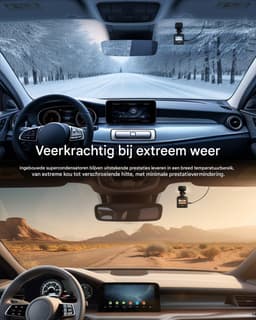 Geavanceerde Dashcam Wi-Fi 2K – Mini Voorruitcamera Voor Auto's – Ondersteunt Externe GPS-module – Super Nachtzicht – Loop Recording – 24/7 Parkeermodus – 170° Groothoek – IPS-scherm – G-sensor – Compact Ontwerp — thumbnail 3
