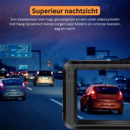 White-label® Dashcam voor Auto - Dualdashcam Voor en Achter - Full HD - Zwart — thumbnail 3