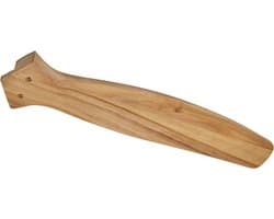 Lucande - Plafondventilatoren zonder verlichting - Hout, ijzer - H: 23 cm - wit, lichtbruin — afbeelding 1