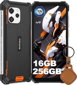 Blackview BV8900 Pro - Robuuste Smartphone - Met UWB Tag - 16GB RAM - 256GB - 10000mAh - Octa Core - 6,5 inch FHD+ 2.4K - 4G Dual SIM - IP68 Waterdicht - Outdoor Mobiele Telefoon - NFC GPS - Oranje — thumbnail 1