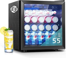 Equivera Mini Fridge for Drinks - Kleine Koelkast - Mini Koelkasten - Minibar - Mini Fridge - Mini Koelkast - Mini Koelkastje - Must have voor in Huis! — thumbnail 1