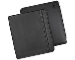 Lunso Geschikt voor Kobo Libra Colour hoes (7 inch) - echt leren sleepcover - Zwart